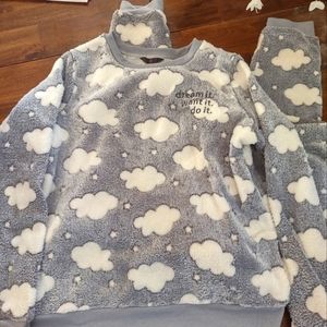 Women's fuzzy pajamas